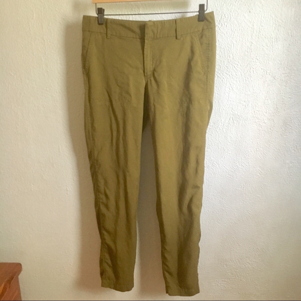 Ann Taylor olive green casual ankle pants